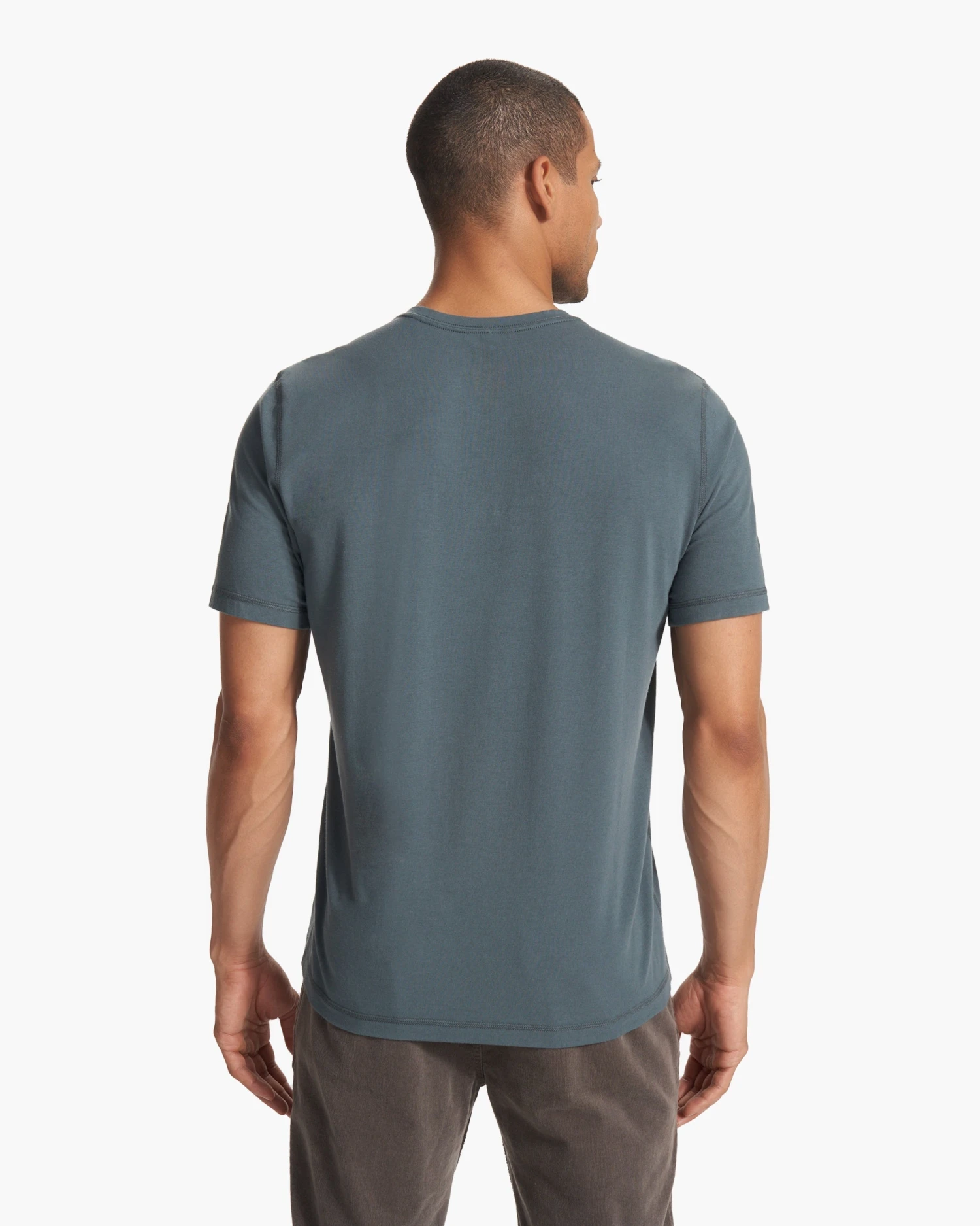 Short Sleeve Ever Henley | Lake 4 Short Sleeve Ever Henley | Lake - Image 4