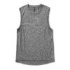 Zephyr Muscle Tee | Charcoal Heather