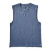 Zephyr Muscle Tee | Light Azure Heather
