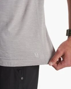 Zephyr Muscle Tee | Heather Grey -Vuori Clothing Store V167HTG 4