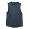 Zephyr Muscle Tee | Indigo Heather