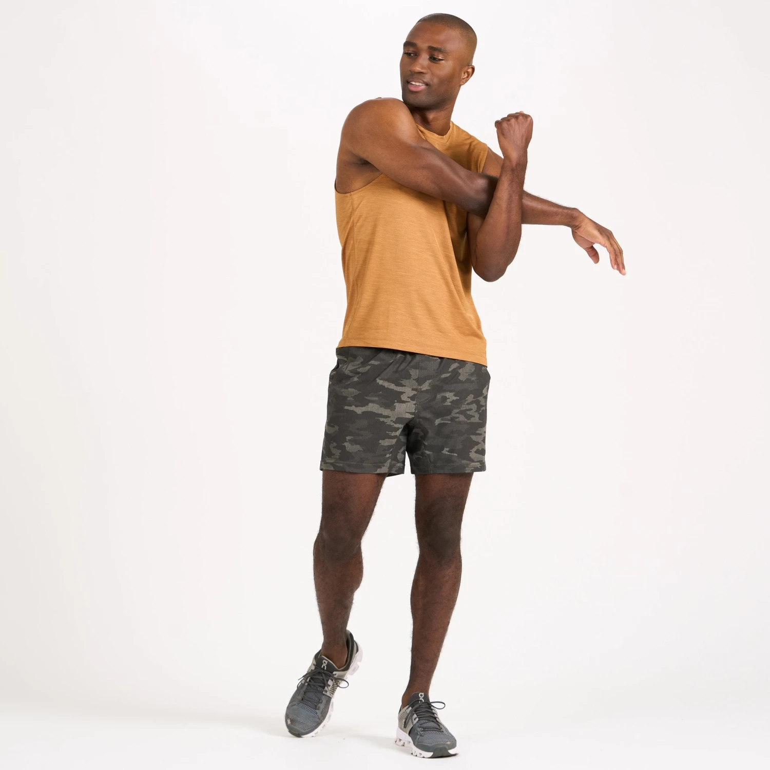 Zephyr Muscle Tee | Turmeric Heather 3 Zephyr Muscle Tee | Turmeric Heather - Image 3