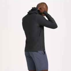 Uluwatu Water Hoodie | Black Heather 7 Uluwatu Water Hoodie | Black Heather -Vuori Clothing Store V169HBK 3