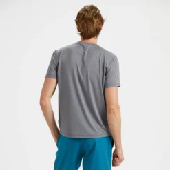 Uluwatu Short-Sleeve Water Tee | Charcoal Heather -Vuori Clothing Store V170HCC 3