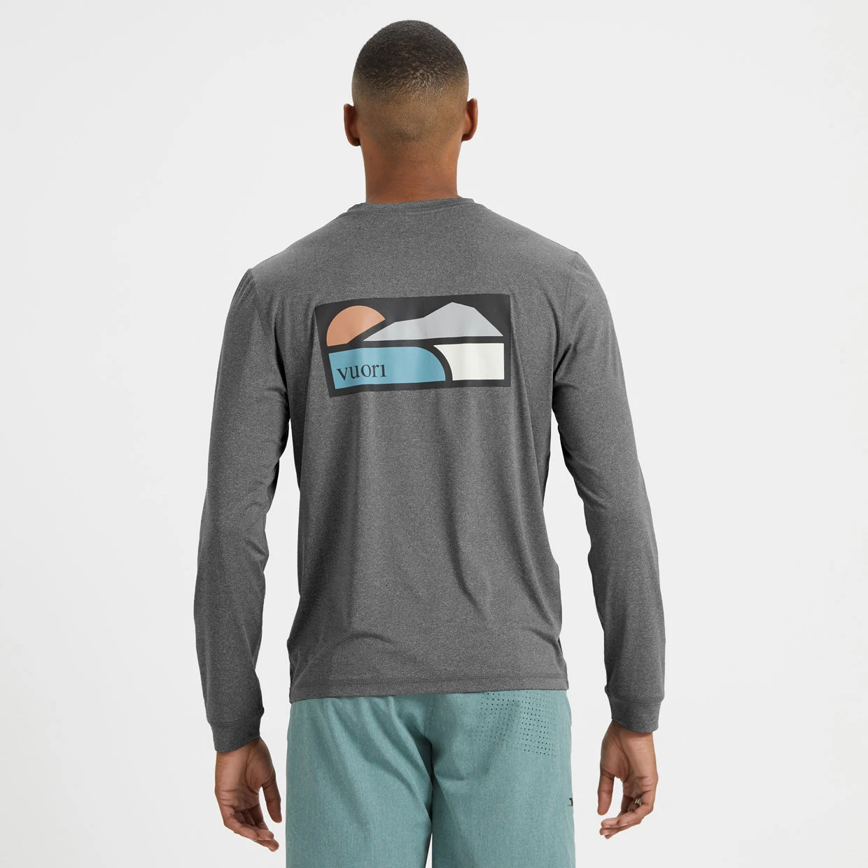 Long-Sleeve Uluwatu Water Tee | Charcoal Heather 5 Long-Sleeve Uluwatu Water Tee | Charcoal Heather - Image 5
