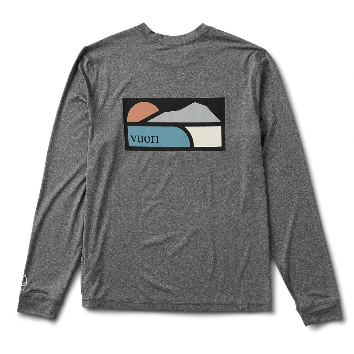 Long-Sleeve Uluwatu Water Tee | Charcoal Heather 2 Long-Sleeve Uluwatu Water Tee | Charcoal Heather - Image 2