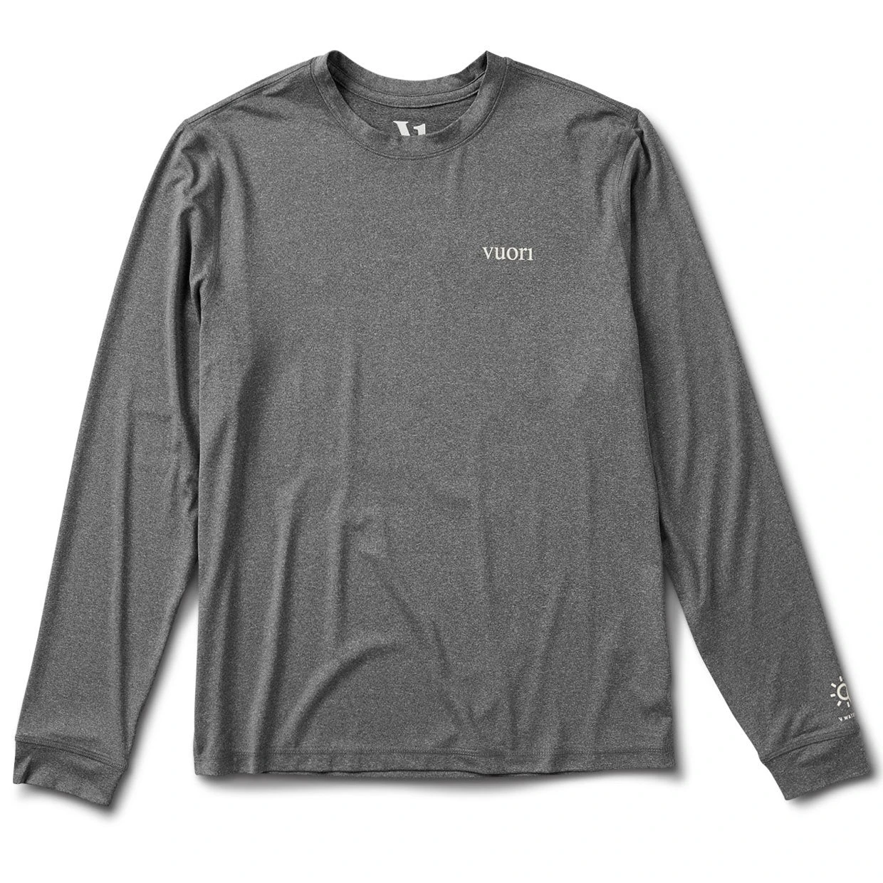 Long-Sleeve Uluwatu Water Tee | Charcoal Heather 1 Long-Sleeve Uluwatu Water Tee | Charcoal Heather