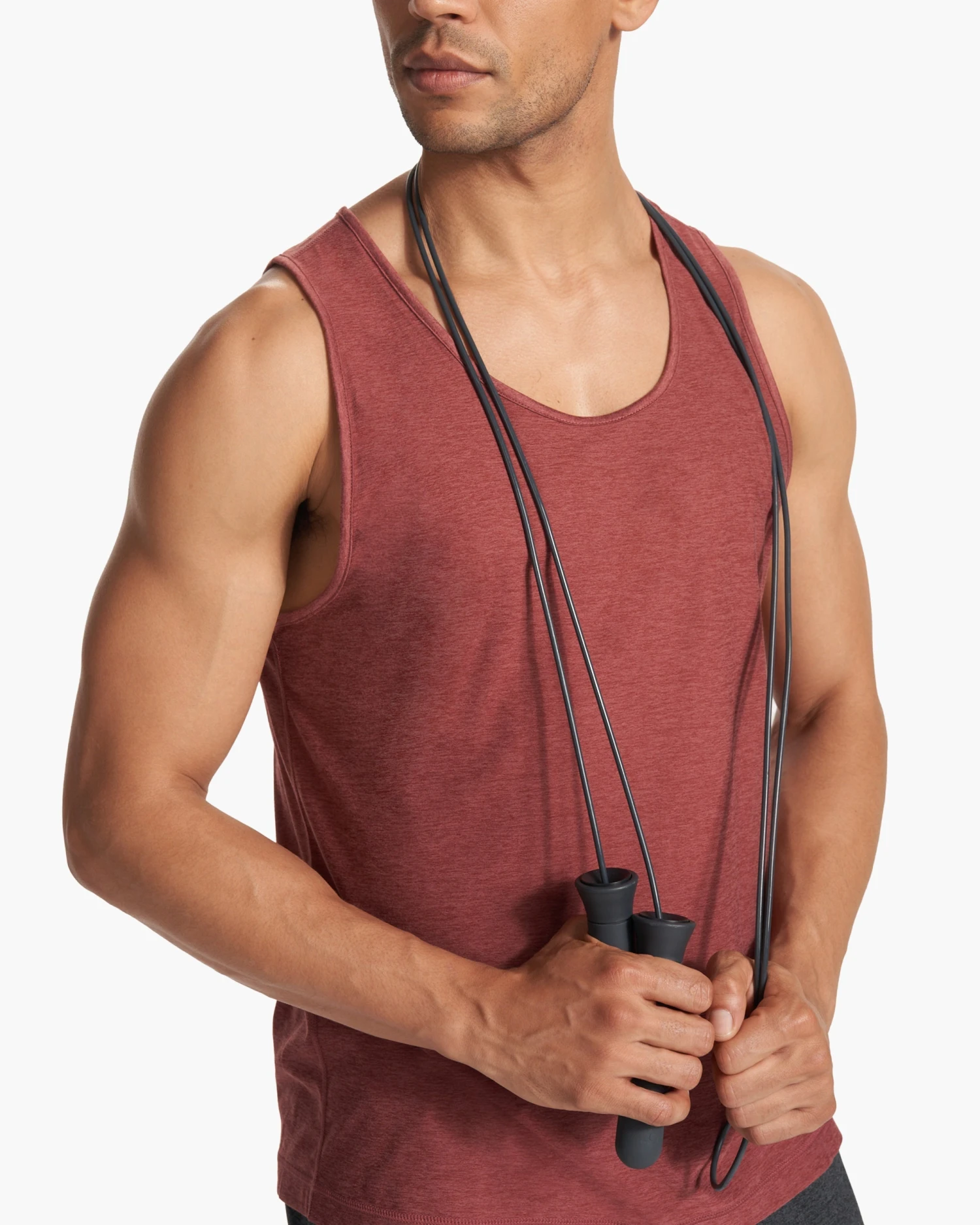 Strato Tech Tank | Earth Red Heather 5 Strato Tech Tank | Earth Red Heather - Image 5