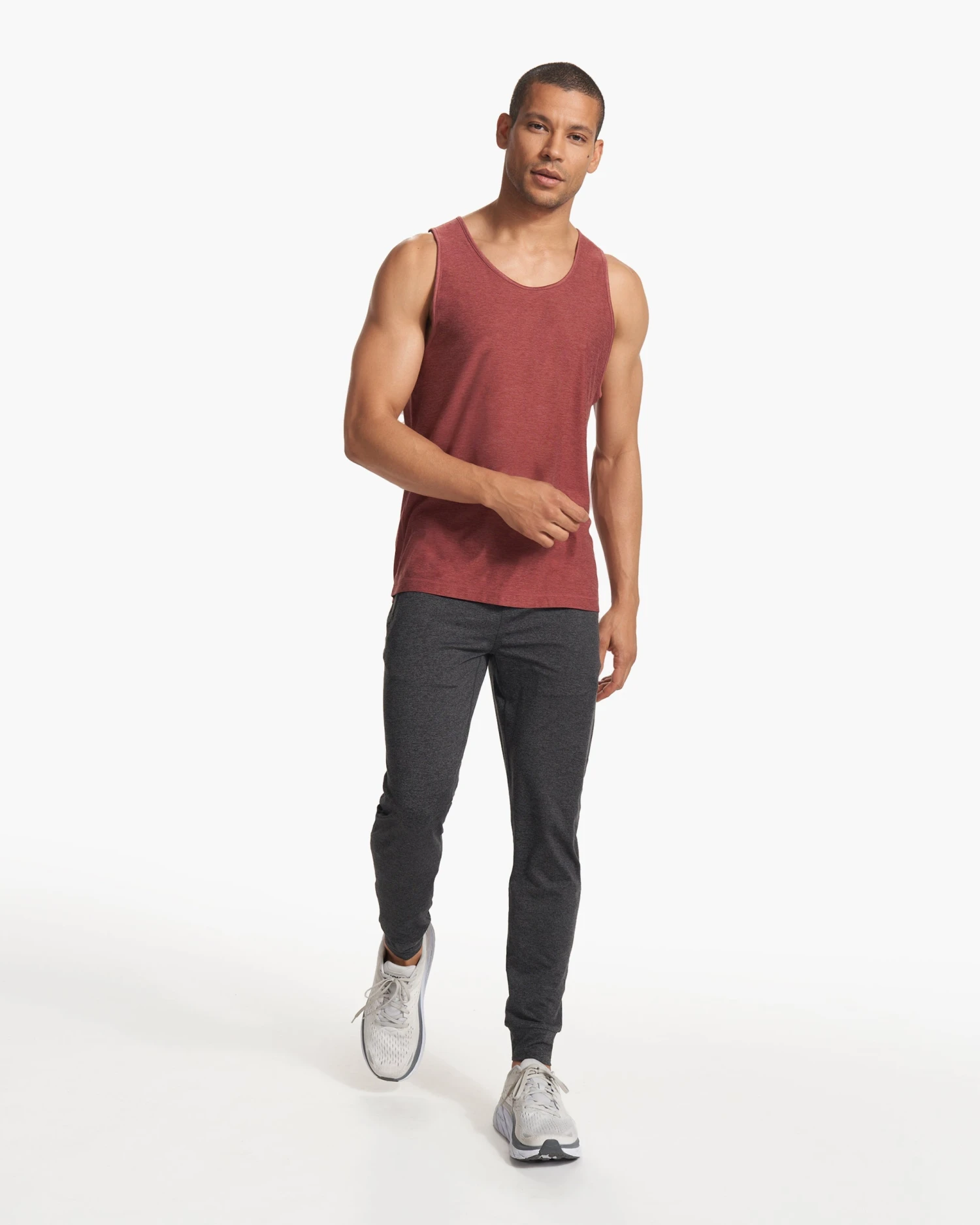 Strato Tech Tank | Earth Red Heather 4 Strato Tech Tank | Earth Red Heather - Image 4