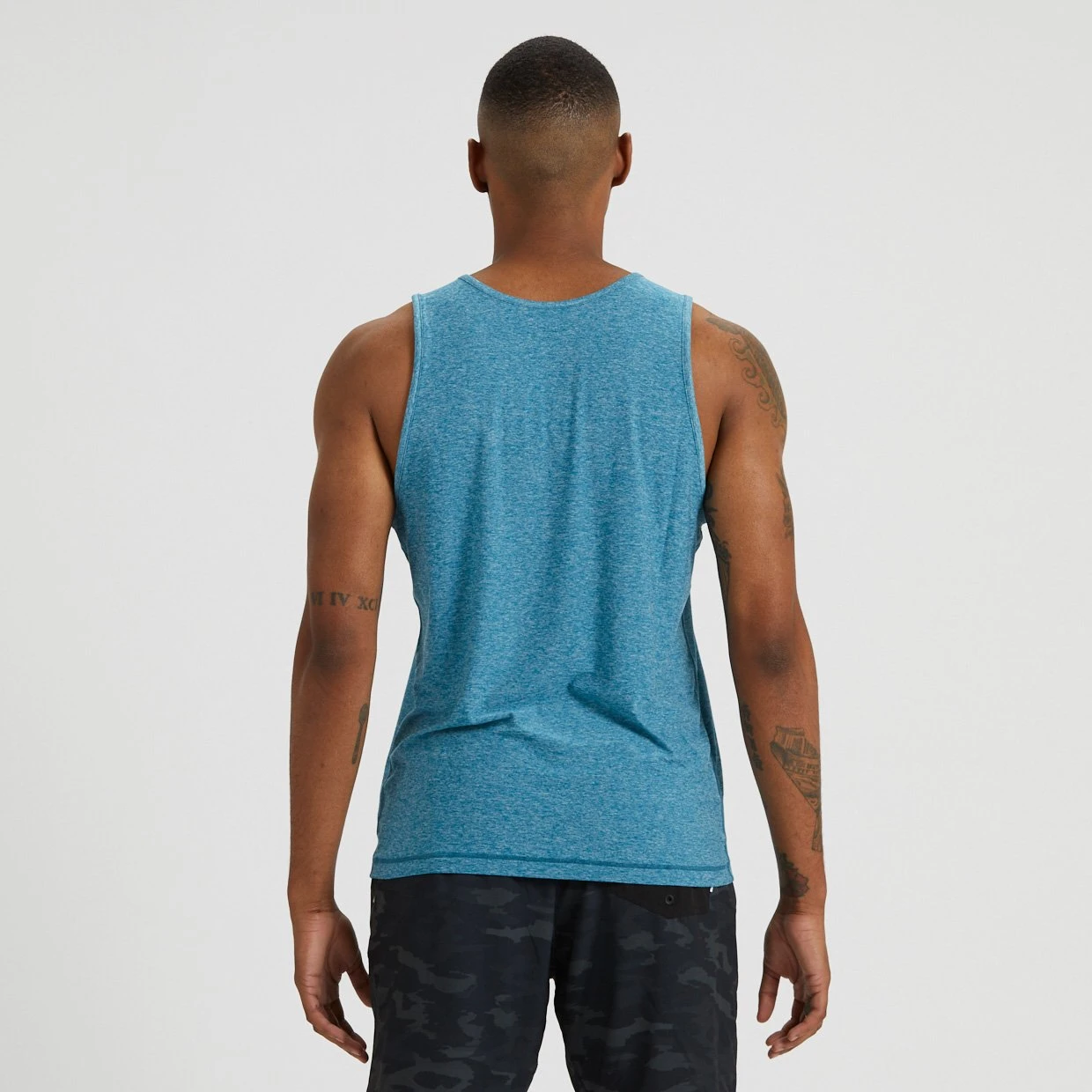 Strato Tech Tank | Sapphire Heather 4 Strato Tech Tank | Sapphire Heather - Image 4