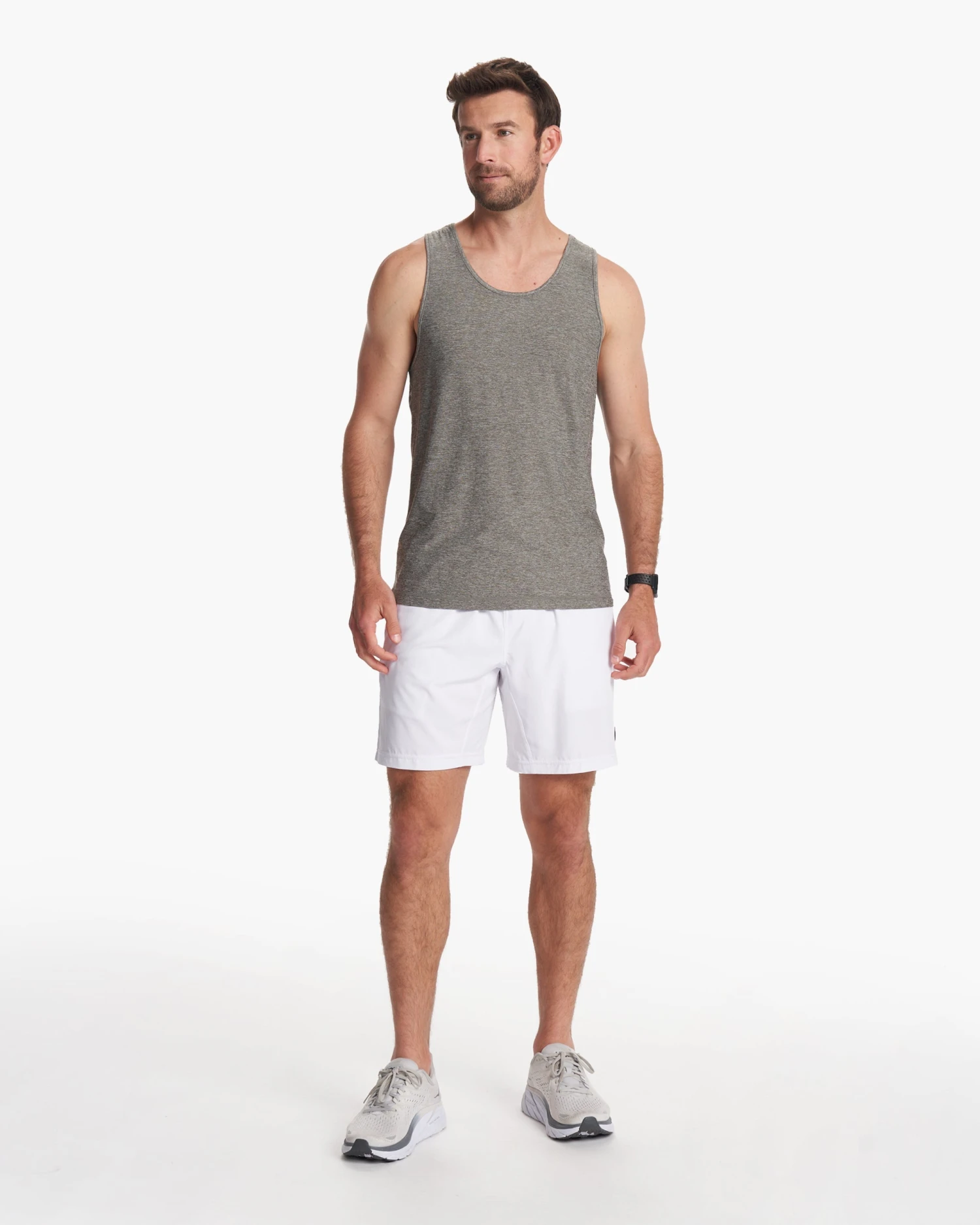 Strato Tech Tank | Heather Grey 4 Strato Tech Tank | Heather Grey - Image 4