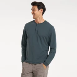 Austin Henley | Blackened Green Heather -Vuori Clothing Store V175HBG 4516