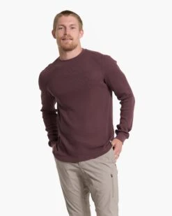 Waffle Crew | Chestnut -Vuori Clothing Store V176CHN 0951