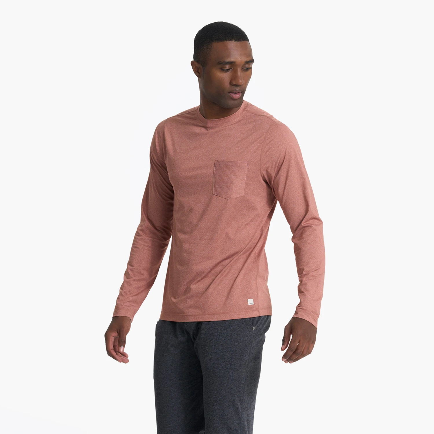 Long Sleeve Tradewind Performance Tee | Penny Heather 3 Long Sleeve Tradewind Performance Tee | Penny Heather - Image 3