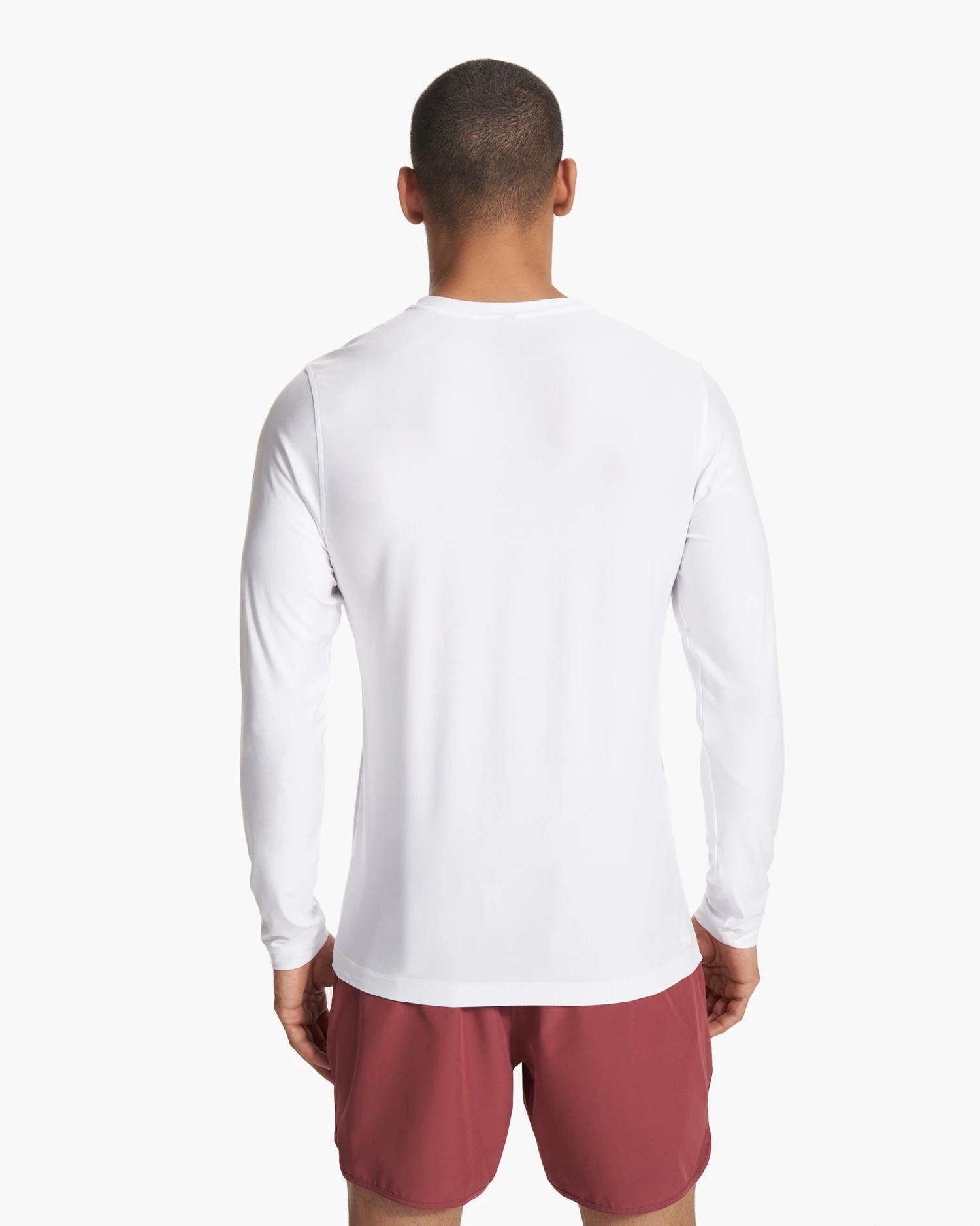 Long Sleeve Strato Tech Tee | White 5 Long Sleeve Strato Tech Tee | White - Image 5