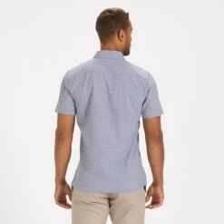 Short-Sleeve Bridge Button Down | Grey Moon Phase -Vuori Clothing Store V184GMP 3 cfd2e924 ff3a 4bc6 bc46 a51a7f598e3c