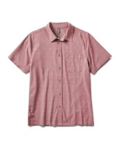 Short Sleeve Bridge Button Down | Light Terracotta Dagger