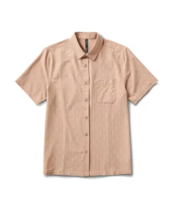 Short-Sleeve Bridge Button Down | Wheat Arrows