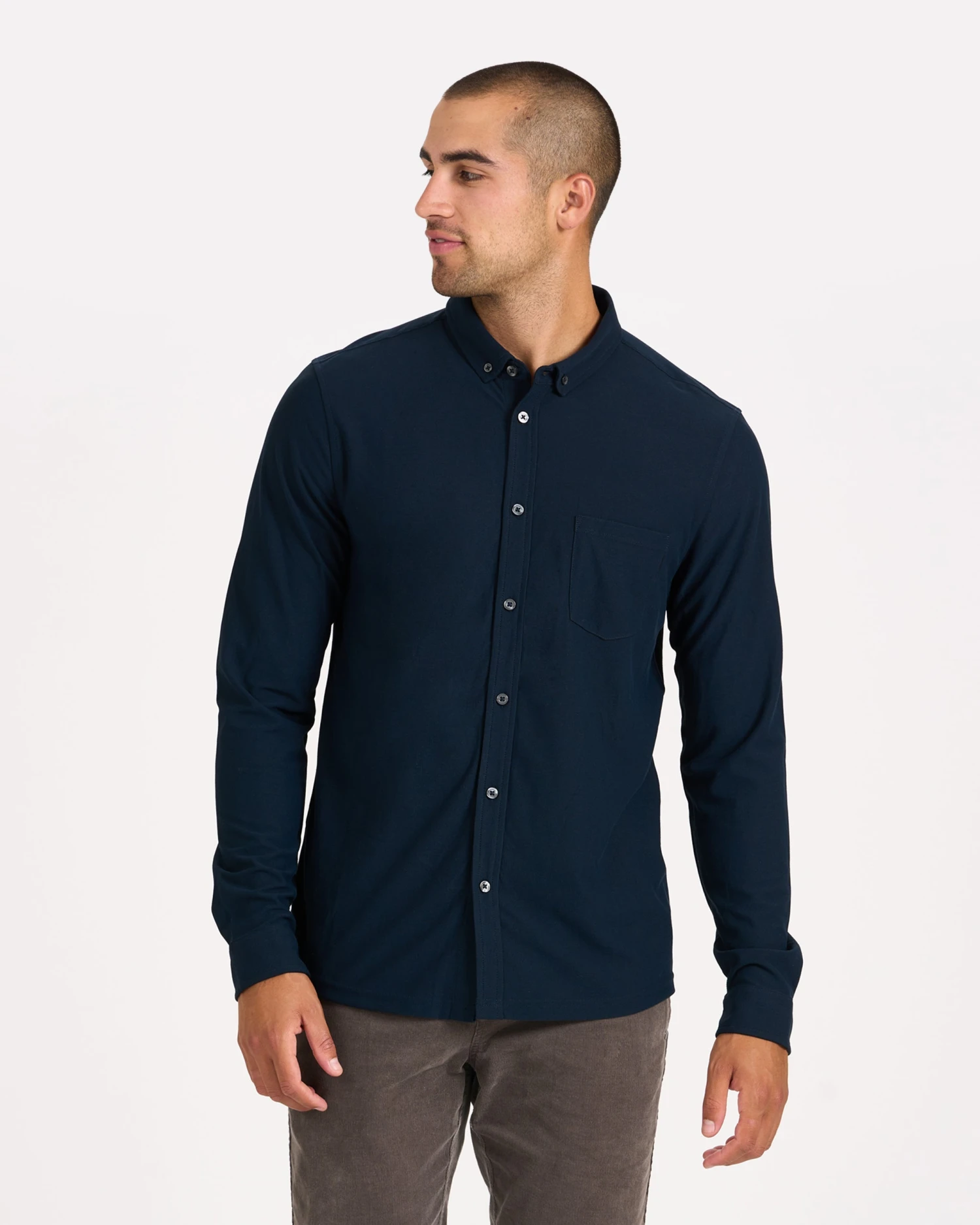 Long-Sleeve Ace Button-Down | Ink 2 Long-Sleeve Ace Button-Down | Ink - Image 2