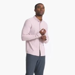 Long Sleeve Ace Button Down | Saltwater Red 10 Long Sleeve Ace Button Down | Saltwater Red -Vuori Clothing Store V185SWR 00227