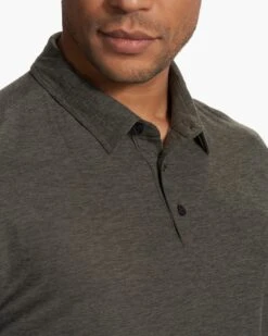 Strato Tech Polo | Balsam Heather 8 Strato Tech Polo | Balsam Heather -Vuori Clothing Store V188HBM FA23 M ECOMM TOPS DETAIL 8
