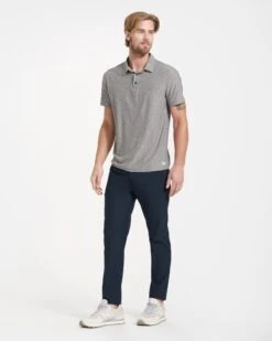 Strato Tech Polo | Heather Grey 11 Strato Tech Polo | Heather Grey -Vuori Clothing Store V188HTG SP22 M ECOMM TOPS FULL 0678 4x5 5f3c1e7a f5ec 4377 bbfb 456cd59b645c