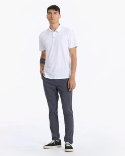 Strato Tech Polo | White -Vuori Clothing Store V188WHT 00010