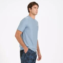 Short-Sleeve Uluwatu 2.0 Water Tee | Cloud Heather 7 Short-Sleeve Uluwatu 2.0 Water Tee | Cloud Heather -Vuori Clothing Store V189HCL 2