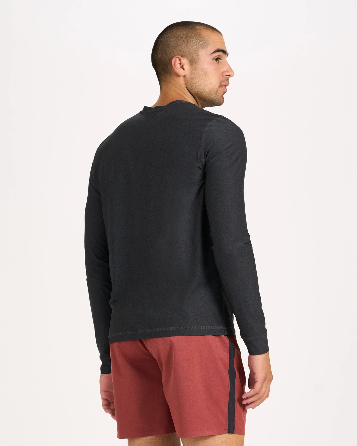 Long-Sleeve Uluwatu 2.0 Water Tee | Black Heather 3 Long-Sleeve Uluwatu 2.0 Water Tee | Black Heather - Image 3