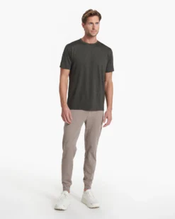 Zephyr Tee | Forest Heather -Vuori Clothing Store V191HFO SP23 M ECOMM TOPS FULL 2183 1X1 3080ff86 2393 49cf 9217 ad8afbcbb72b