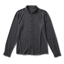 Long Sleeve Strato Button-Down | Charcoal Heather