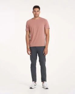 Current Tech Tee | Light Terracotta 11 Current Tech Tee | Light Terracotta -Vuori Clothing Store V195LTT 2436 FULL