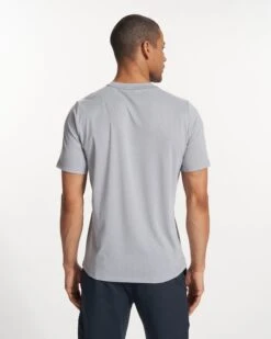 Current Tech Tee | Marble -Vuori Clothing Store V195MRB FA23 M ECOMM TOPS BACK TOPS 11
