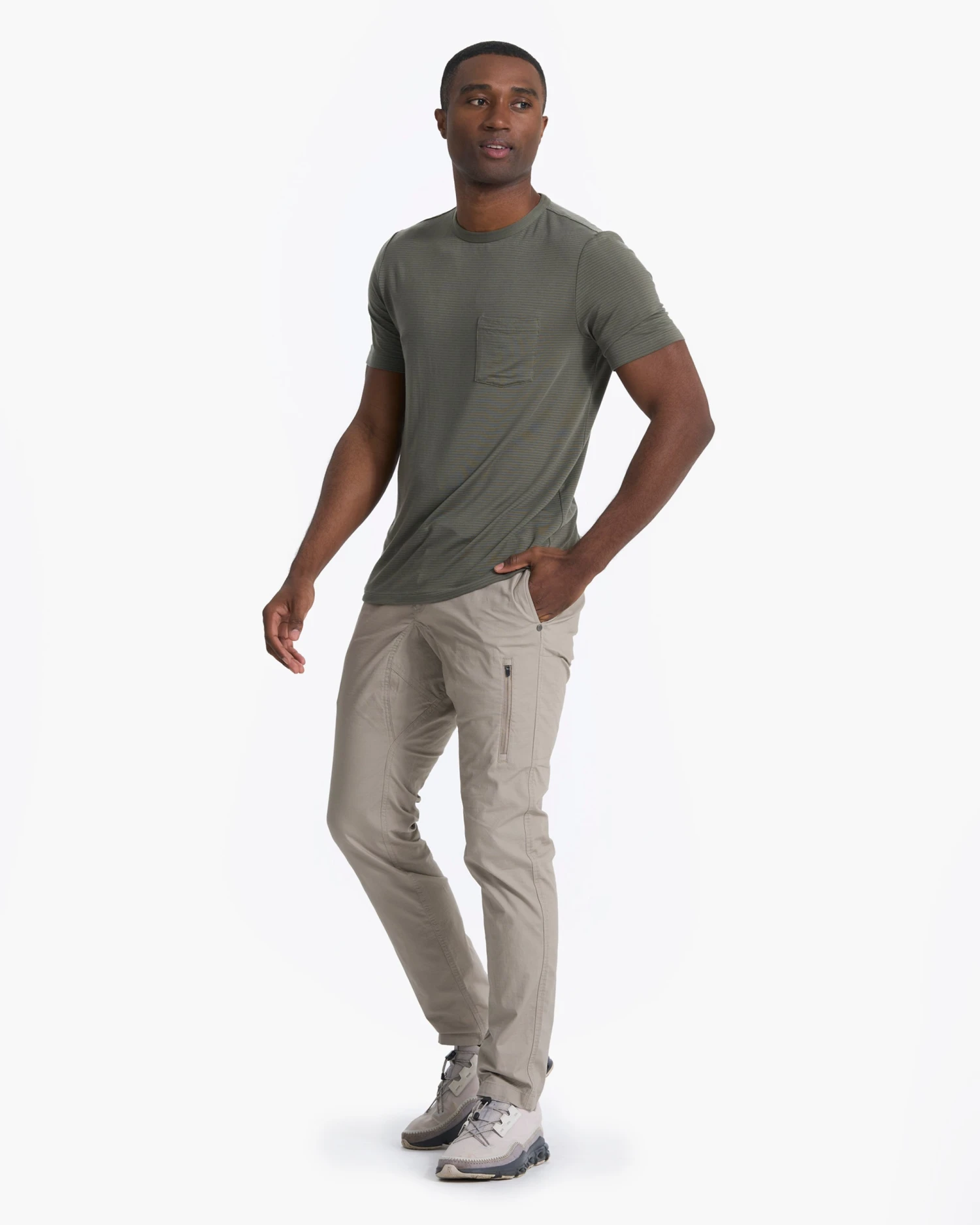 Linear Tech Tee | Oregano 4 Linear Tech Tee | Oregano - Image 4