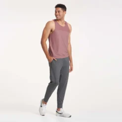 Grandview Tech Tank | Russet Heather -Vuori Clothing Store V198HRT 0145