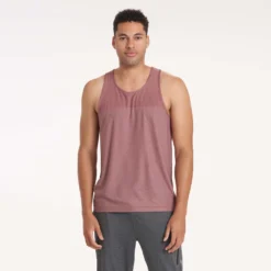 Grandview Tech Tank | Russet Heather -Vuori Clothing Store V198HRT 0164
