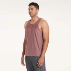 Grandview Tech Tank | Russet Heather -Vuori Clothing Store V198HRT 0170