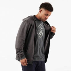 Movement Hoodie | Black Heather 7 Movement Hoodie | Black Heather -Vuori Clothing Store V201HBK 3