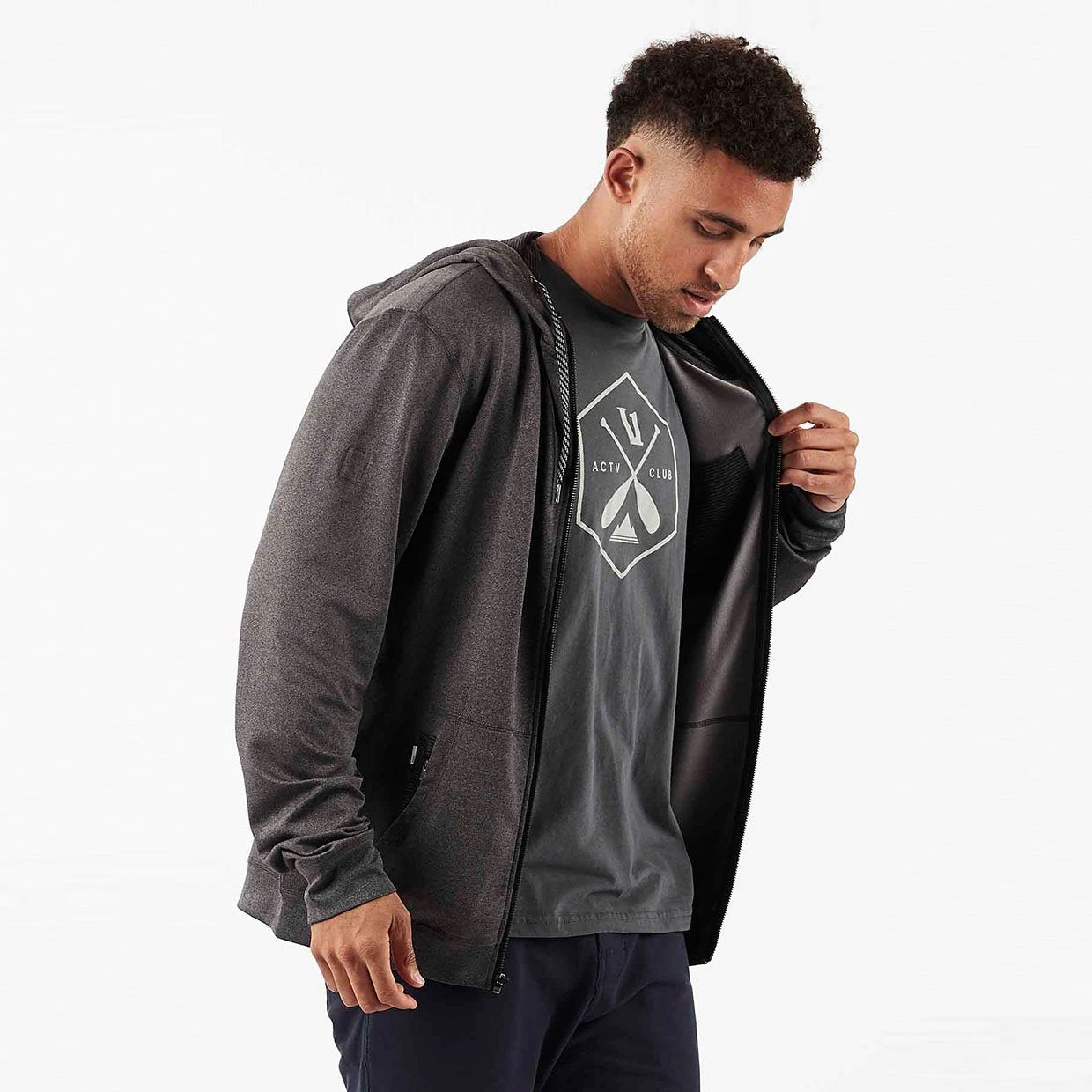 Movement Hoodie | Black Heather 4 Movement Hoodie | Black Heather - Image 4