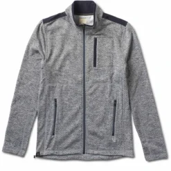 Geo Performance Jacket | Heather Grey