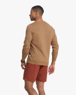 Jeffreys Pullover | Camel Heather 9 Jeffreys Pullover | Camel Heather -Vuori Clothing Store V218CMH 1916