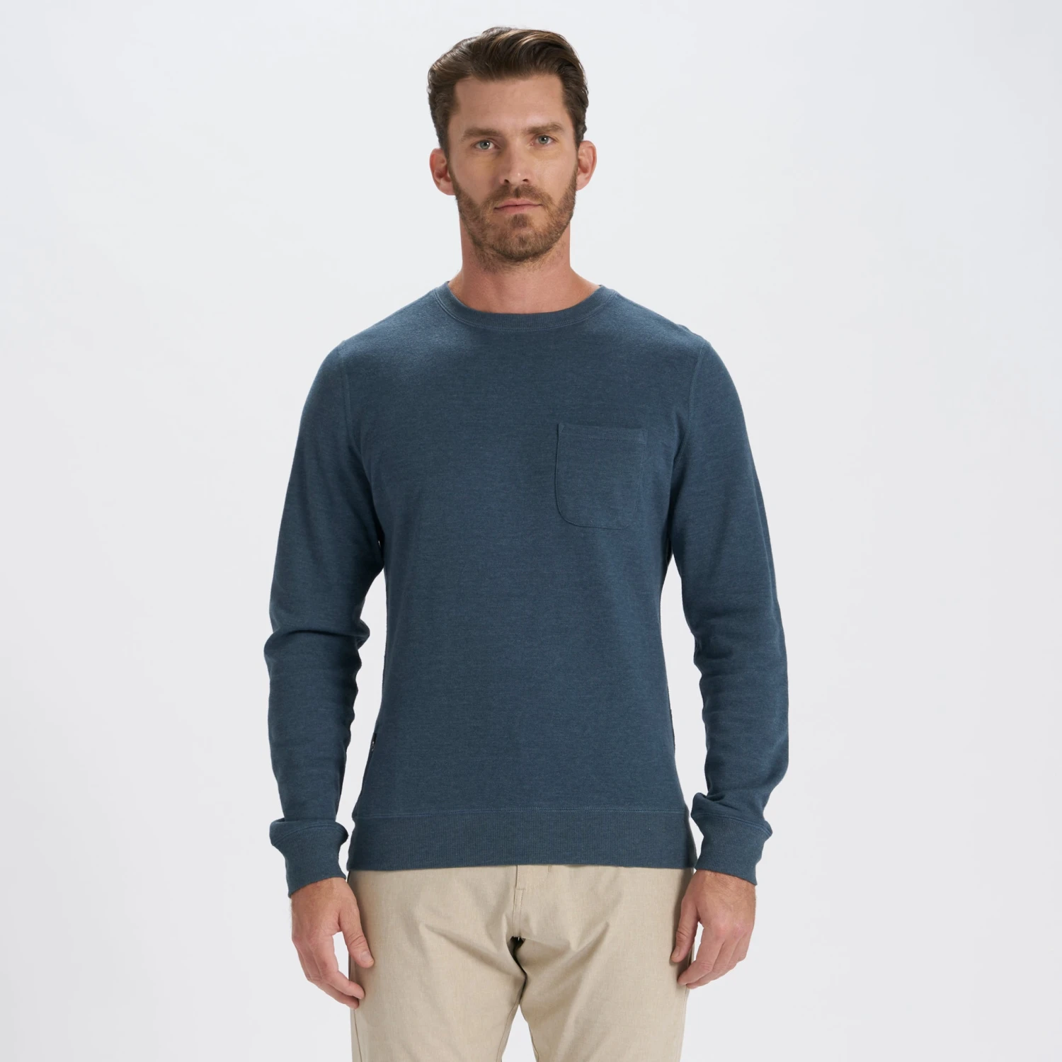 Jeffreys Pullover | Indigo Heather 2 Jeffreys Pullover | Indigo Heather - Image 2
