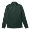 Ease Performance Half Zip | Blackened Green Heather