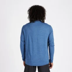 Ease Performance Half Zip | Sea Heather -Vuori Clothing Store V221HSE 5