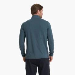 Ease Performance Half Zip | Stone Heather -Vuori Clothing Store V221HSO 03959