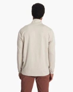 Ease Performance Half Zip | Suede Heather -Vuori Clothing Store V221HUE SP23 M ECOMM FLEECE TOP 2308 1x1 ccdc3b78 adab 4d07 8f58 1e554913c1d9