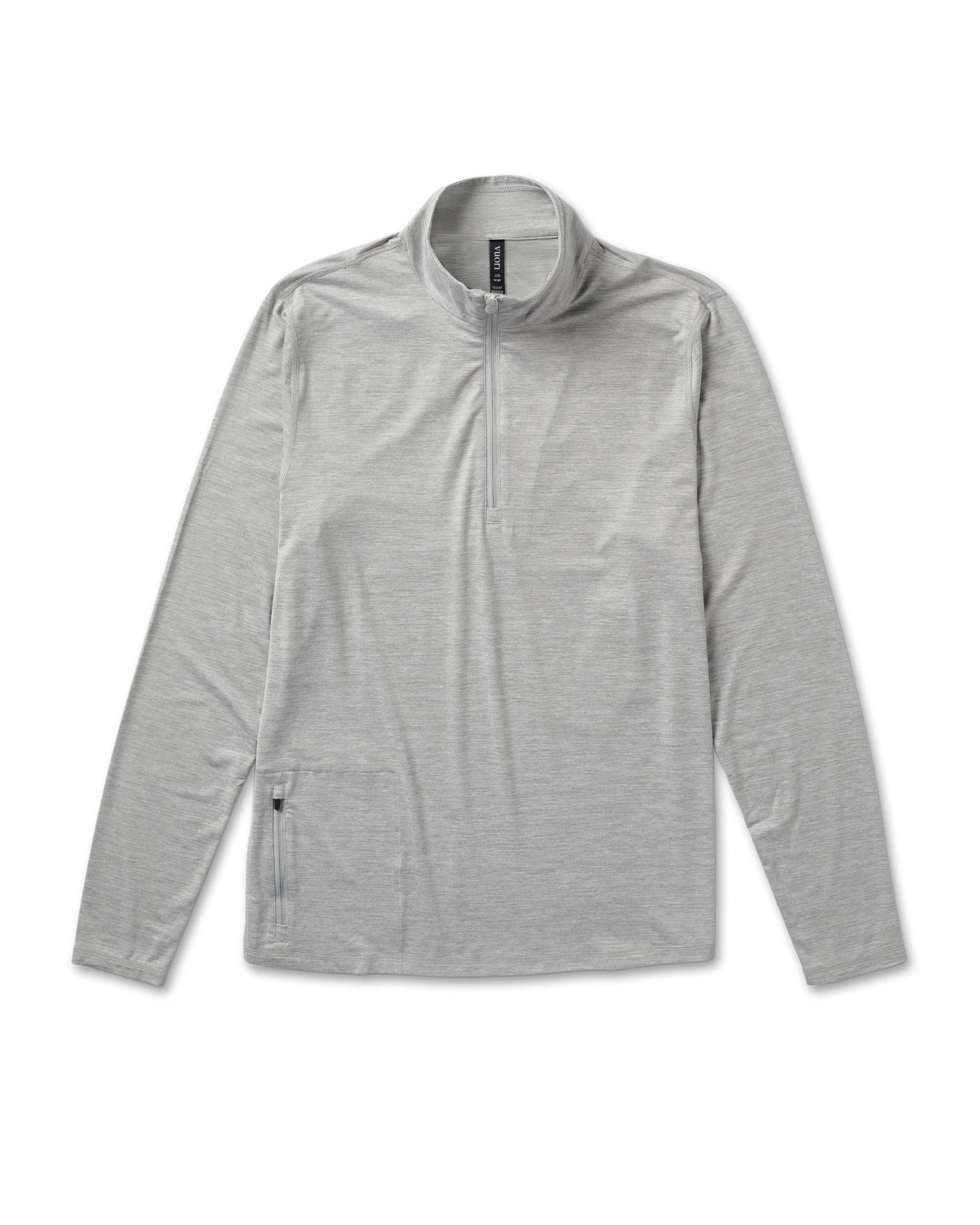 Ease Performance Half Zip | Light Heather Grey 1 Ease Performance Half Zip | Light Heather Grey