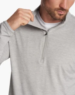Ease Performance Half Zip | Light Heather Grey 9 Ease Performance Half Zip | Light Heather Grey -Vuori Clothing Store V221LHG 3 1334b95d bd2a 4d42 945d ca898b66d6a2