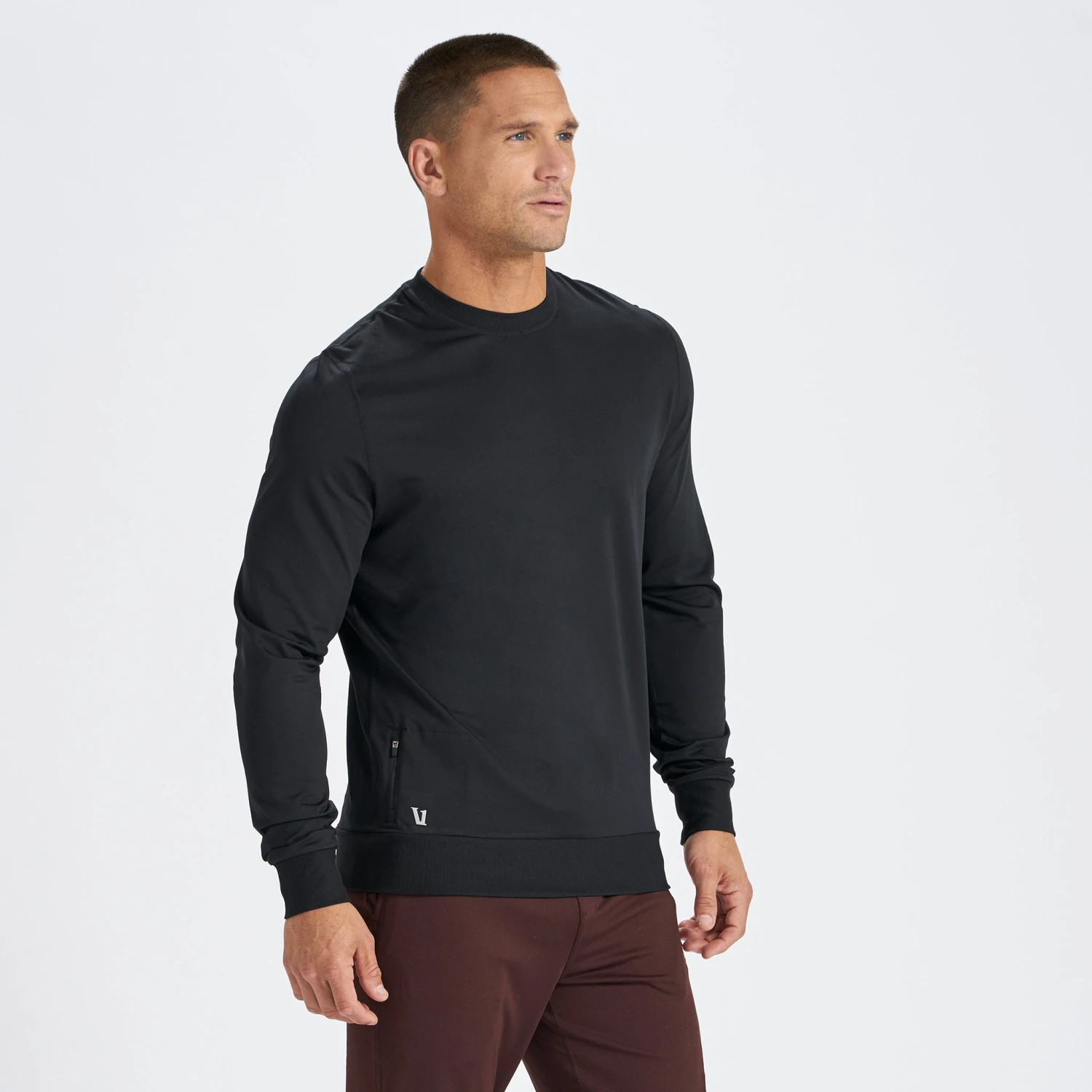 Ponto Performance Crew | Black 2 Ponto Performance Crew | Black - Image 2