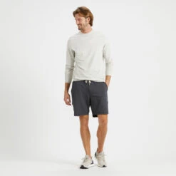 Ponto Performance Crew | Dove Grey Heather 10 Ponto Performance Crew | Dove Grey Heather -Vuori Clothing Store V224HDG 4